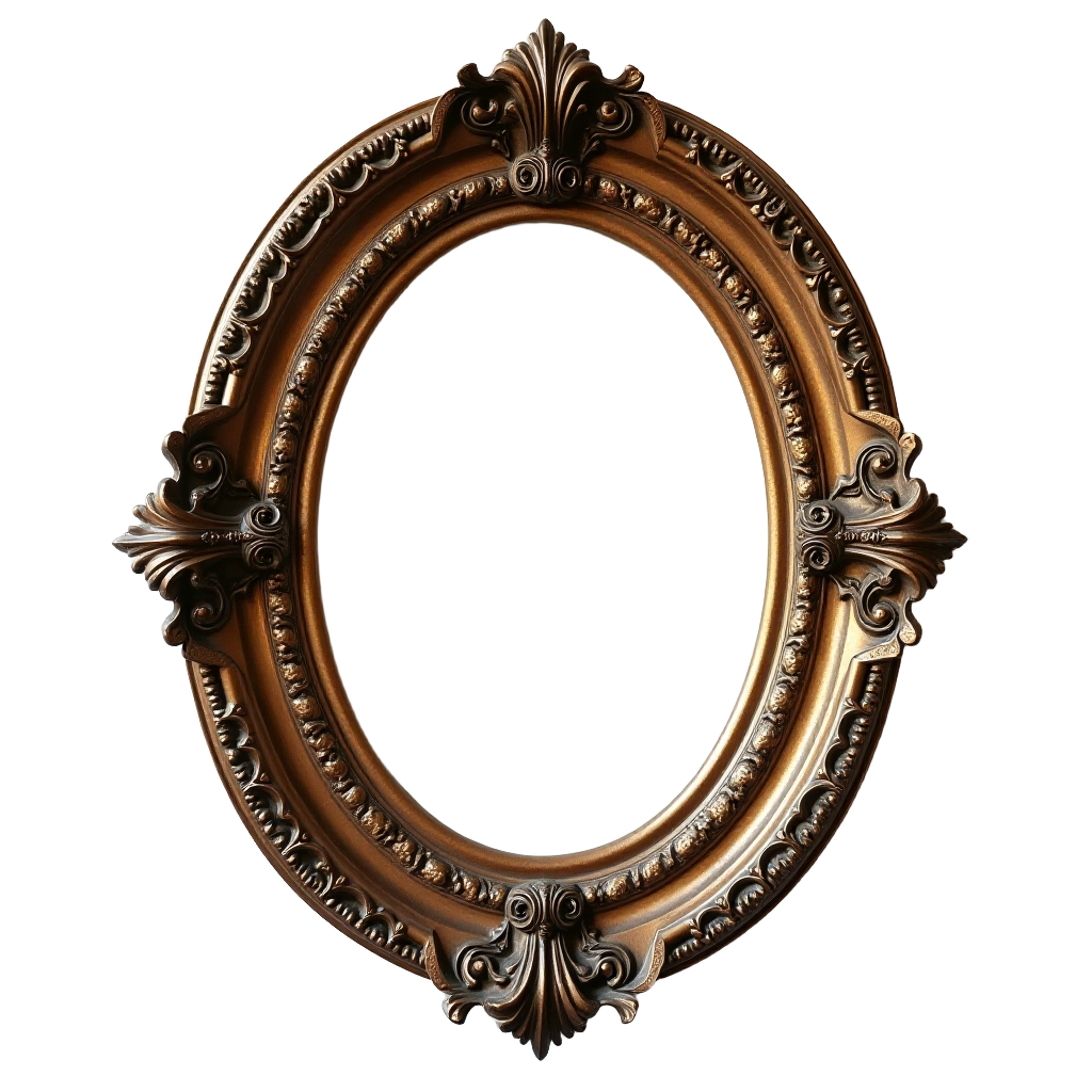 Ornate Oval Frame